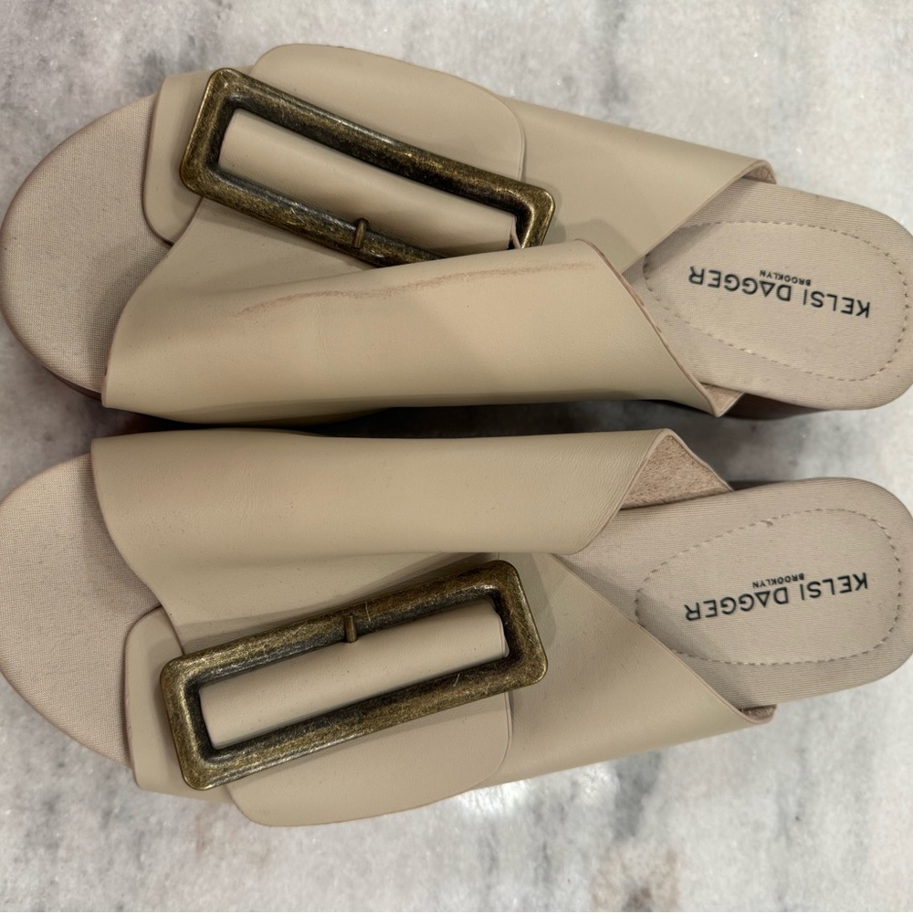 Kelsi Dagger large belt platform sandals